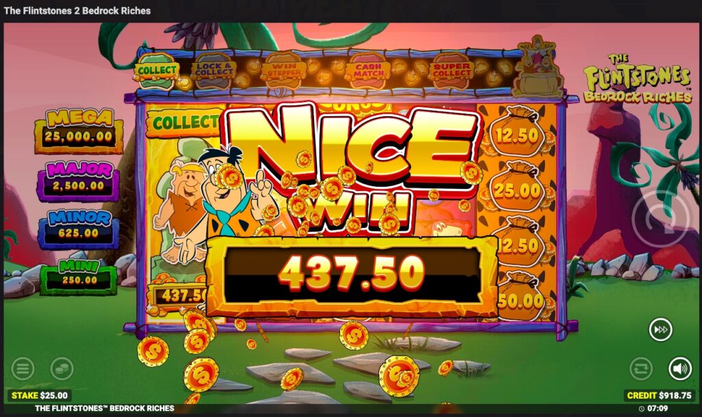 The Flintstones 2 Bedrock Riches nice win