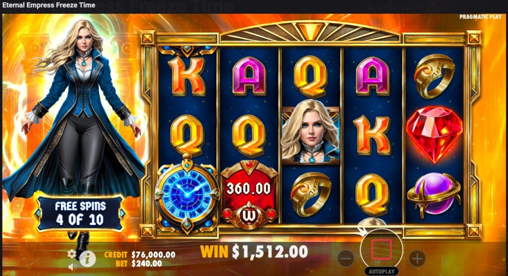 Eternal Empress Freeze Time big win