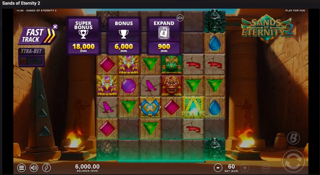 Sands of Eternity 2 buy feature options