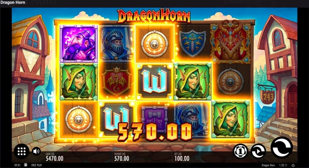 Dragon Horn Winning Spin