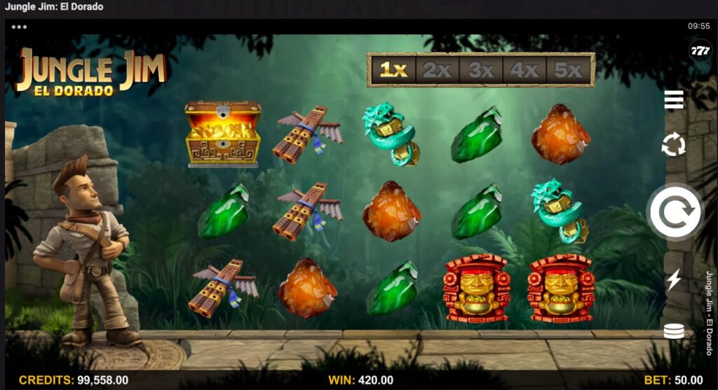 Jungle Jim El-Dorado Gameplay Win