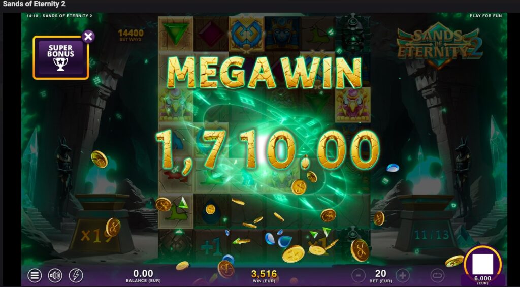 Sands of Eternity 2 big win