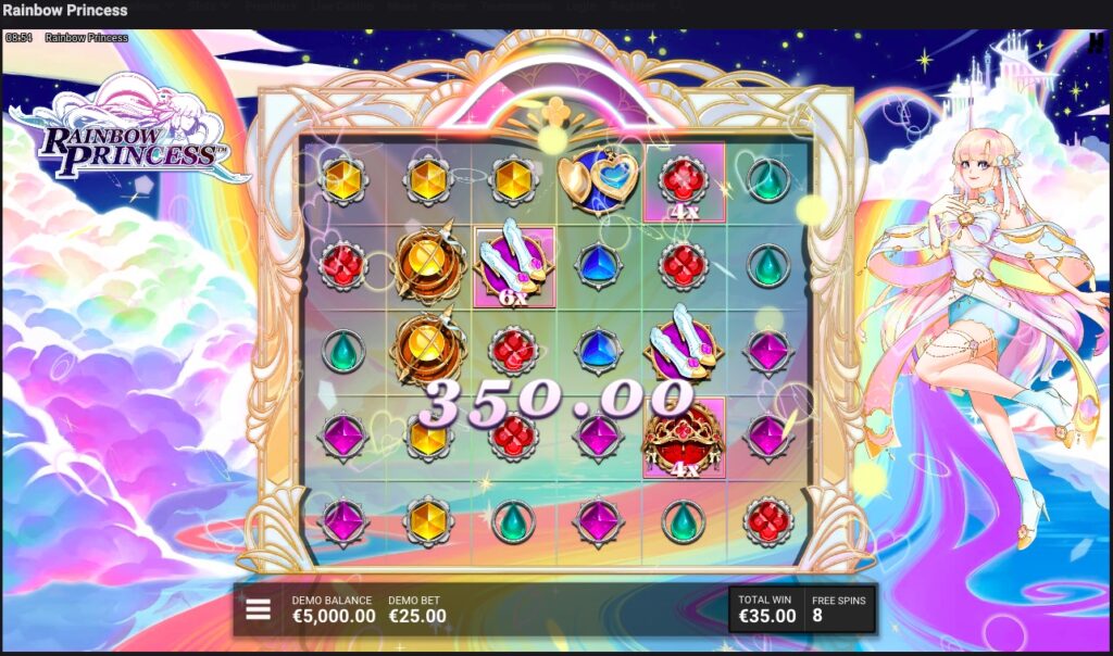 Rainbow Princess win