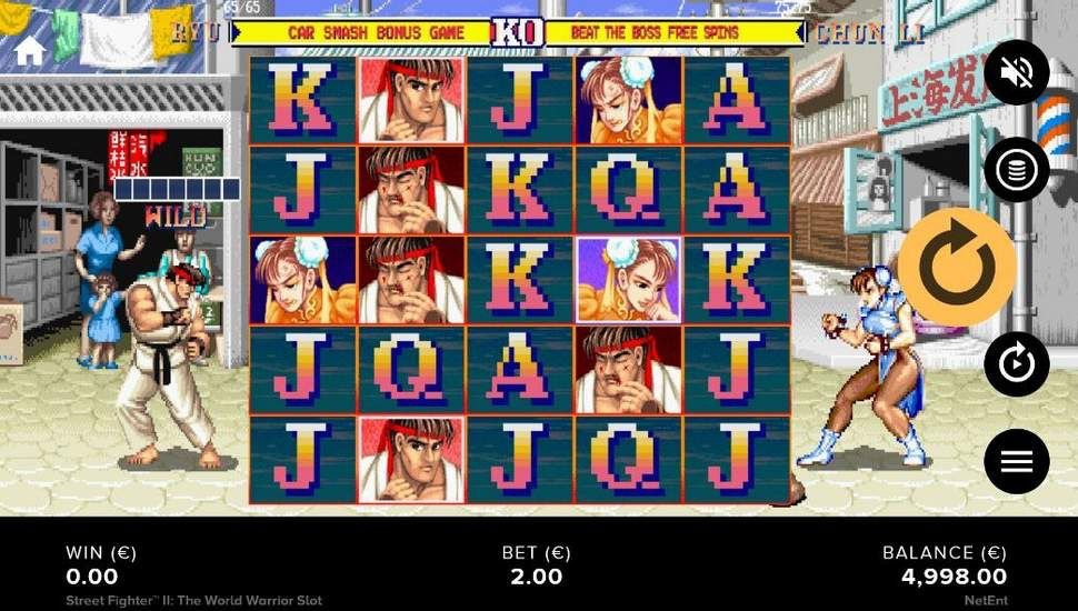 Street Fight 2: The Warrior Slot Gameplay