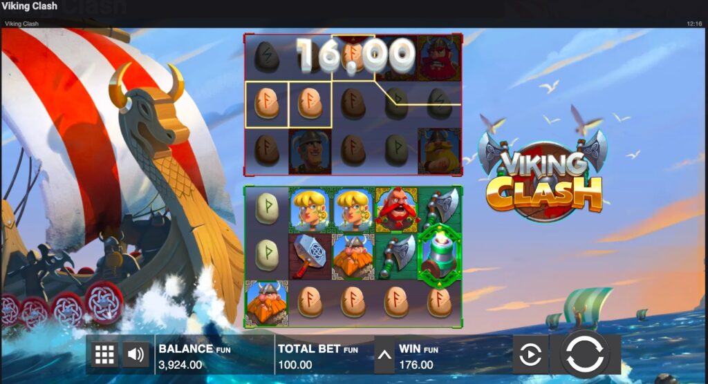 Viking Clash Winning spin