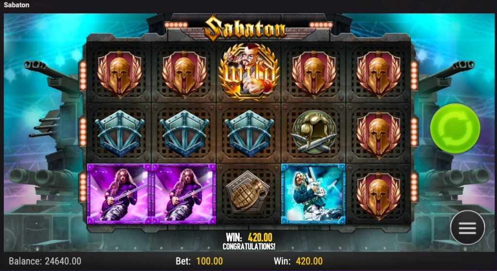 Sabaton Winning Spin