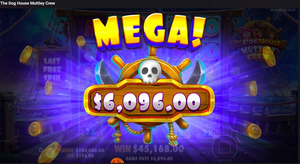 The Dog House Mutley Crew winning spin