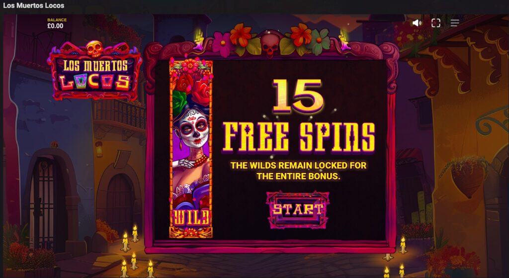 Los Muertos Locos free spins