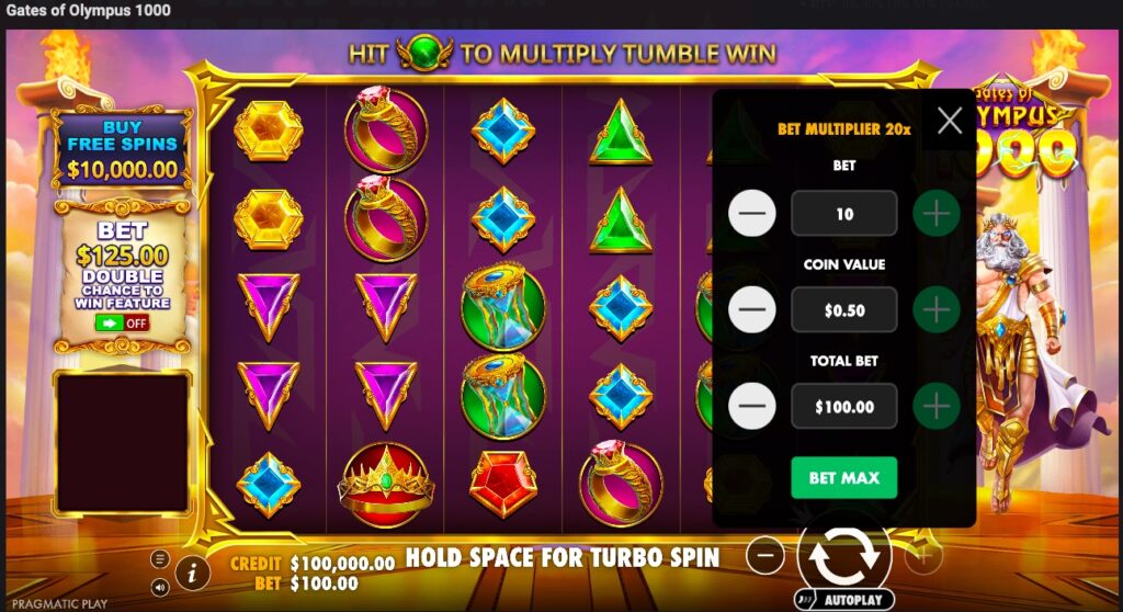 Gates of Olympus 1000 buy free spins options