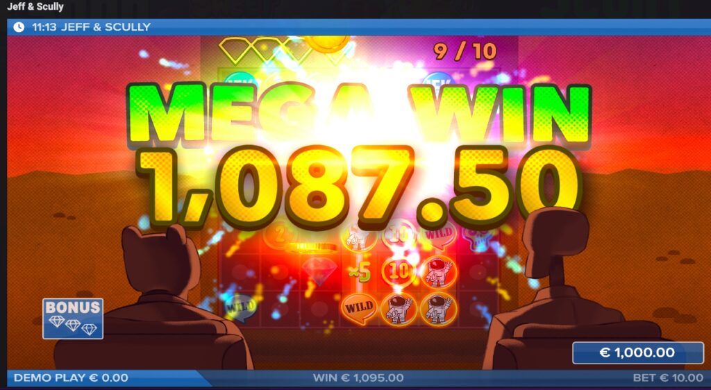 Jeff & Scully winning spin