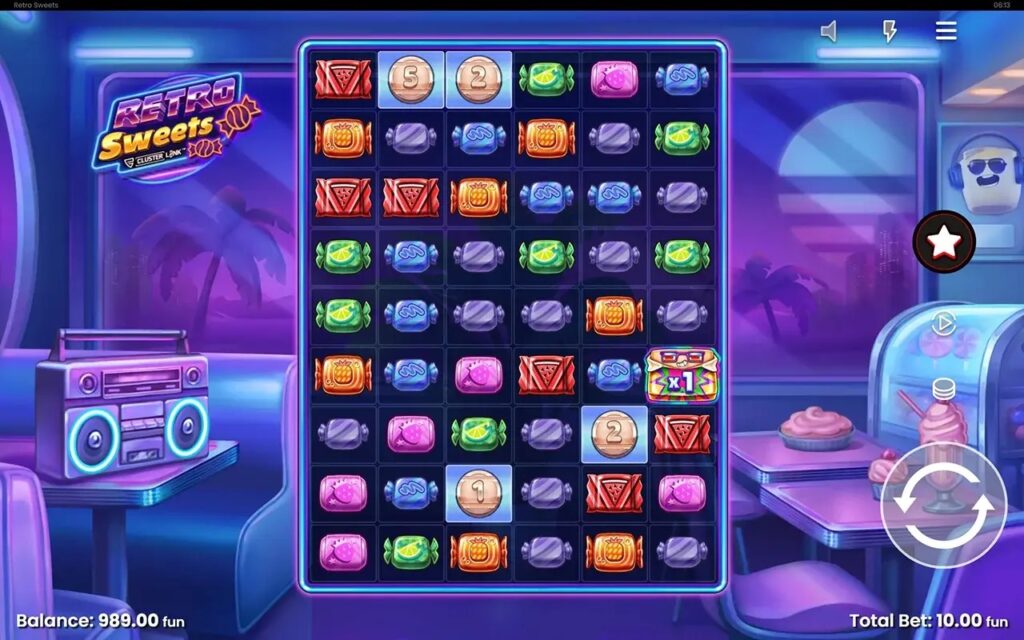 Retro Sweets gameplay