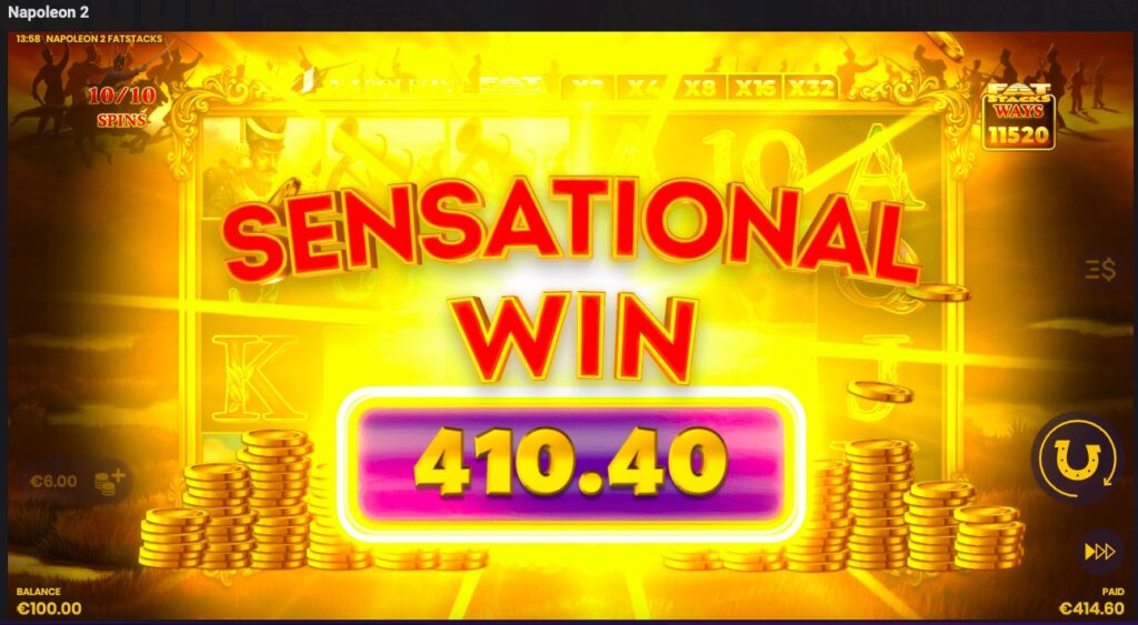 Napoleon 2 winning spin 