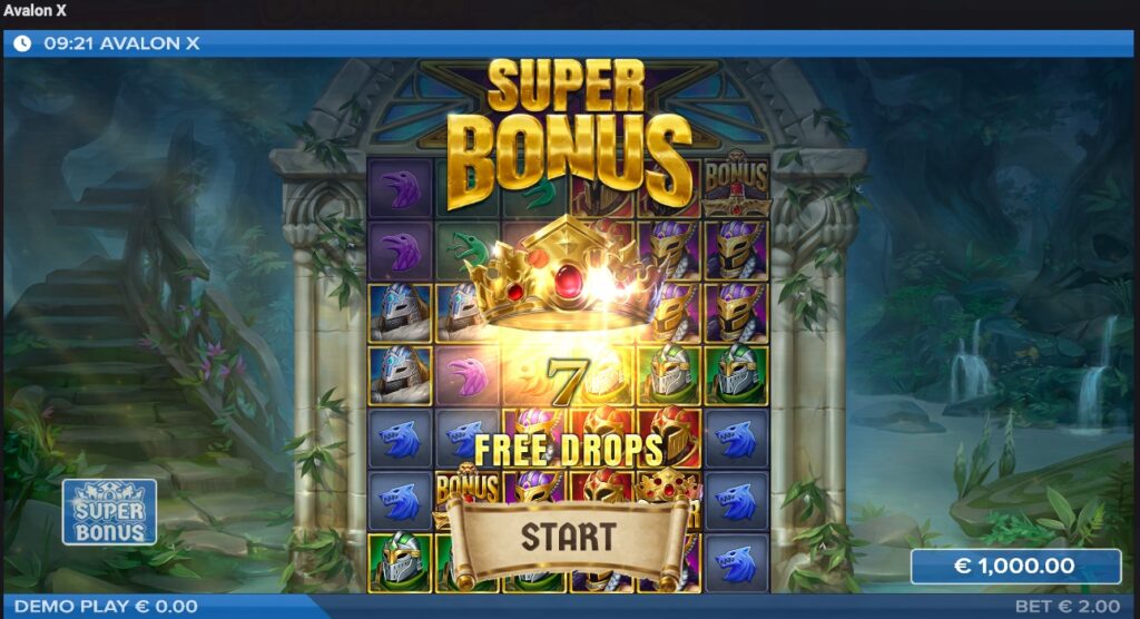 Avalon X Free spins purchase