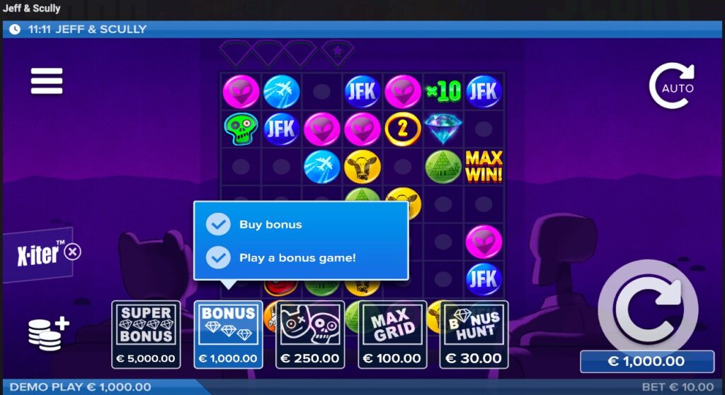 Jeff & Scully bonus buy options