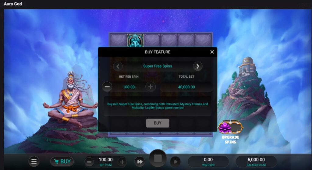 Aura Gold buy free spins options