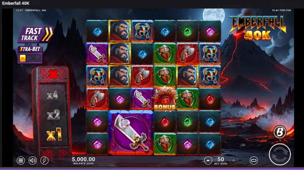 Emberfall 40k Slot Gameplay