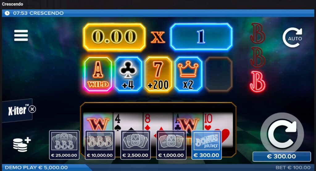 Crescendo buy feature options