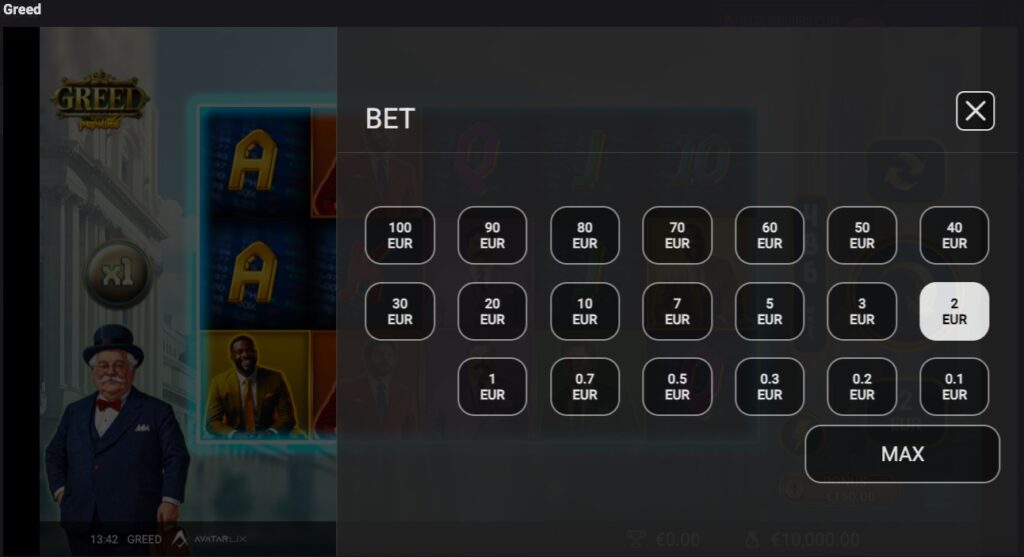 Greed Staking Options