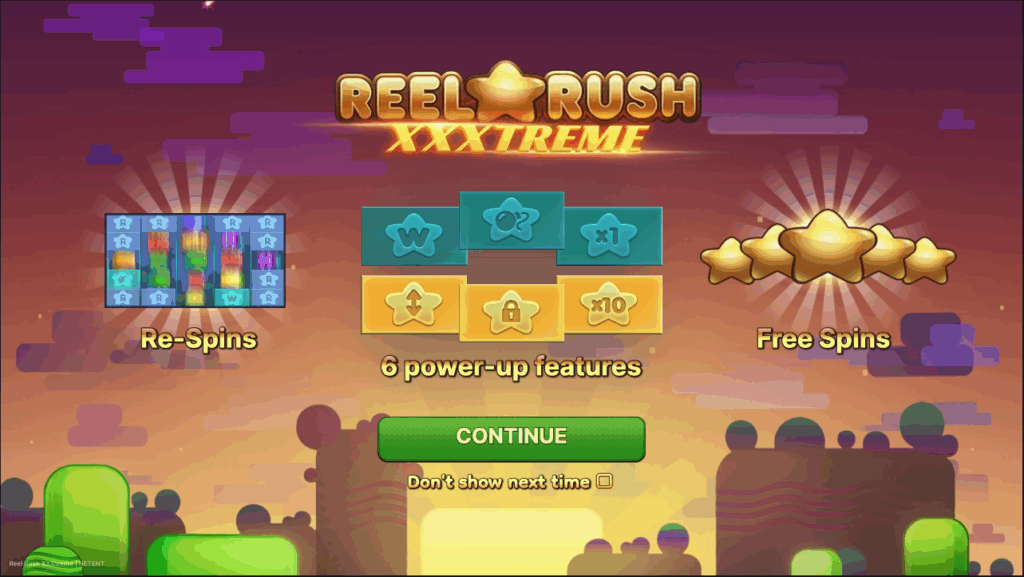 Reel Rush landing page