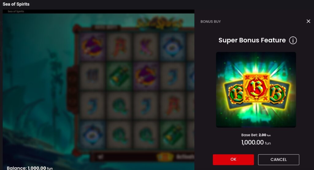 Sea of Spirits feature purchased