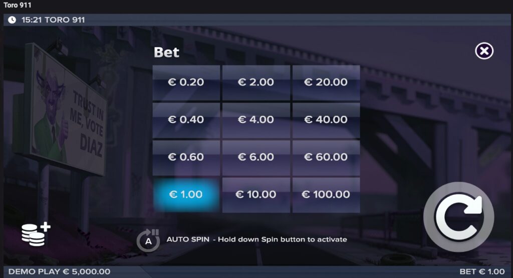 Toro 911 stake options