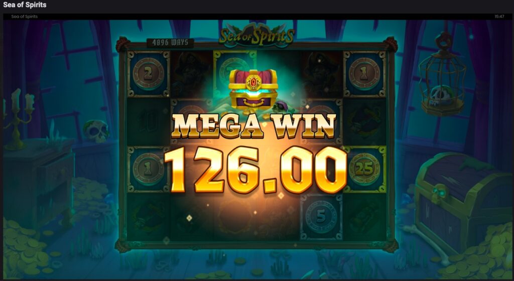 Sea of Spirits big winning spin 